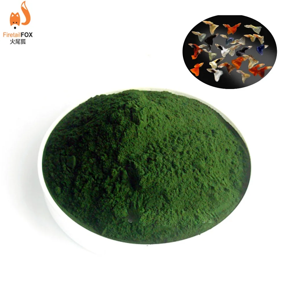 Бесплатная доставка Спирулина порошок еда маленькая рыба тропическая 100 г & Мини