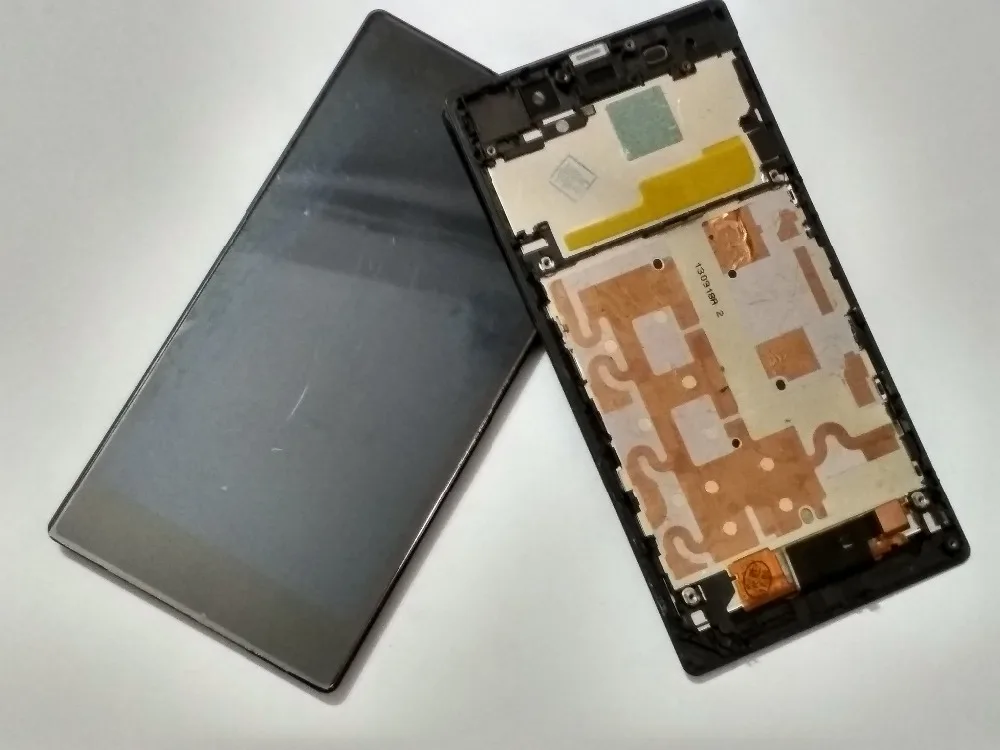 Черный и белый ЖК дисплей для SONY Xperia Z1 сенсорный экран дигитайзер L39 L39H C6902 C6903 с
