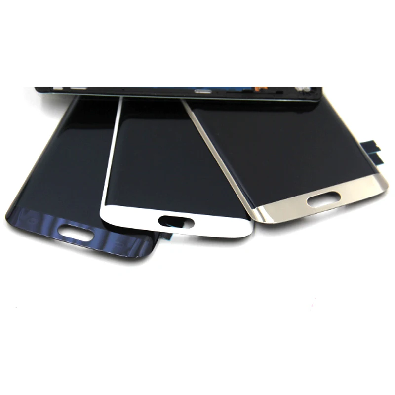 Цвета: голубой золотистый для Samsung Galaxy S6 Edge G925F ЖК дисплей Дисплей Сенсорный экран