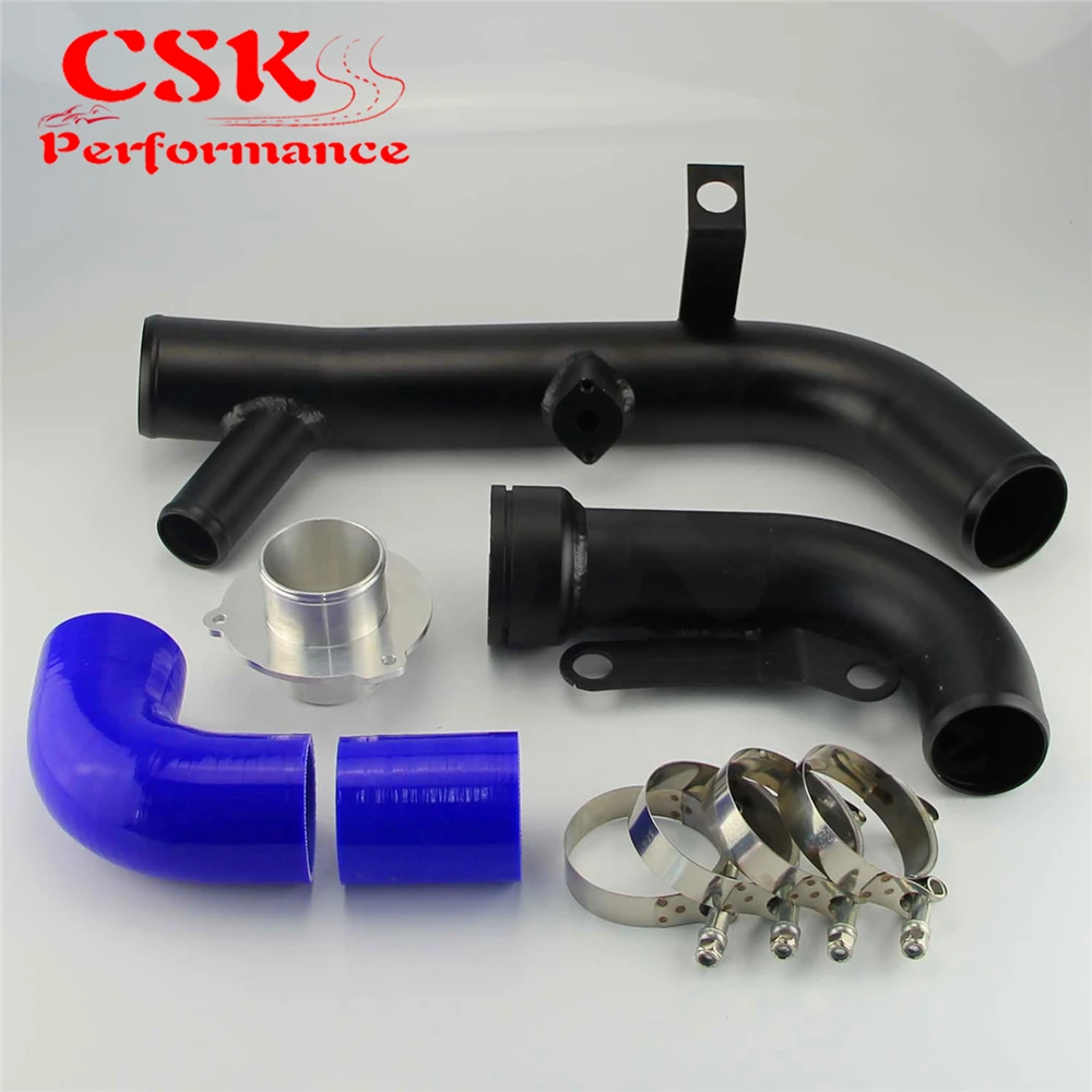 Turbo Discharge Pipe /Conversion Fits For VW R20 Golf /Scirocco R/2006 AUDI TTS FSI BLACK / RED /BLUE |