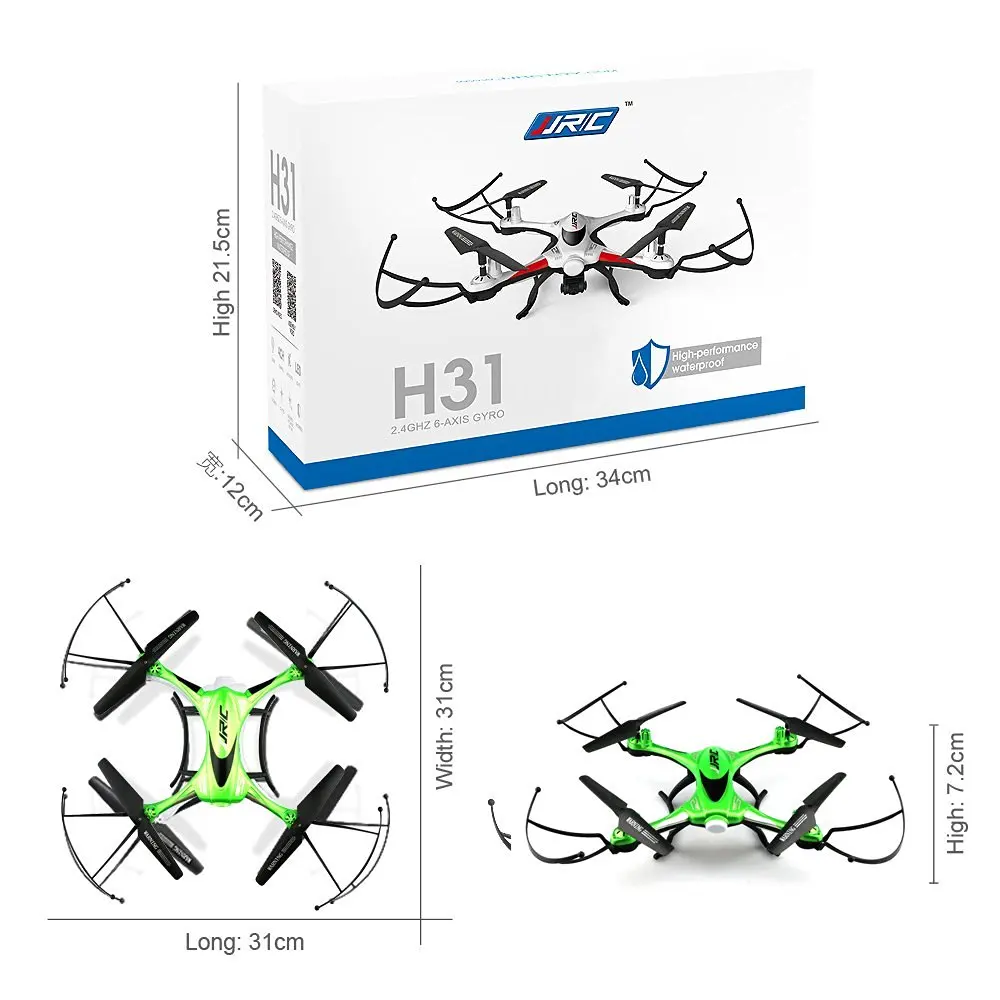 Квадрокоптер JJRC H31 водонепроницаемый 2 4G 4 канала 6 осей|quadcopter drone|drone waterproofrc drone |