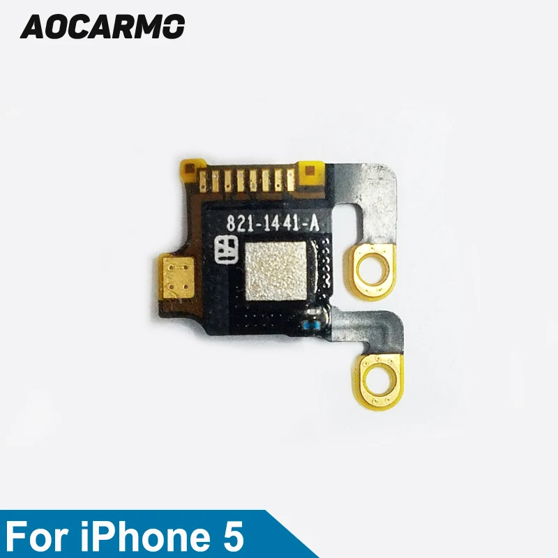 Модуль gps сигнала Aocarmo с верхней антенной провод чипом IC гибкий кабель для iPhone 5