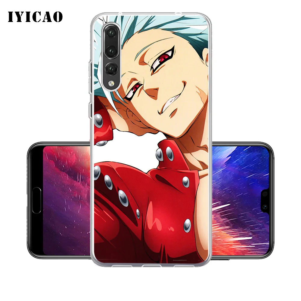 Мягкий силиконовый чехол IYICAO The Seven Deadly Sins для Huawei P30 P20 Pro P10 P9 P8 Lite P Smart
