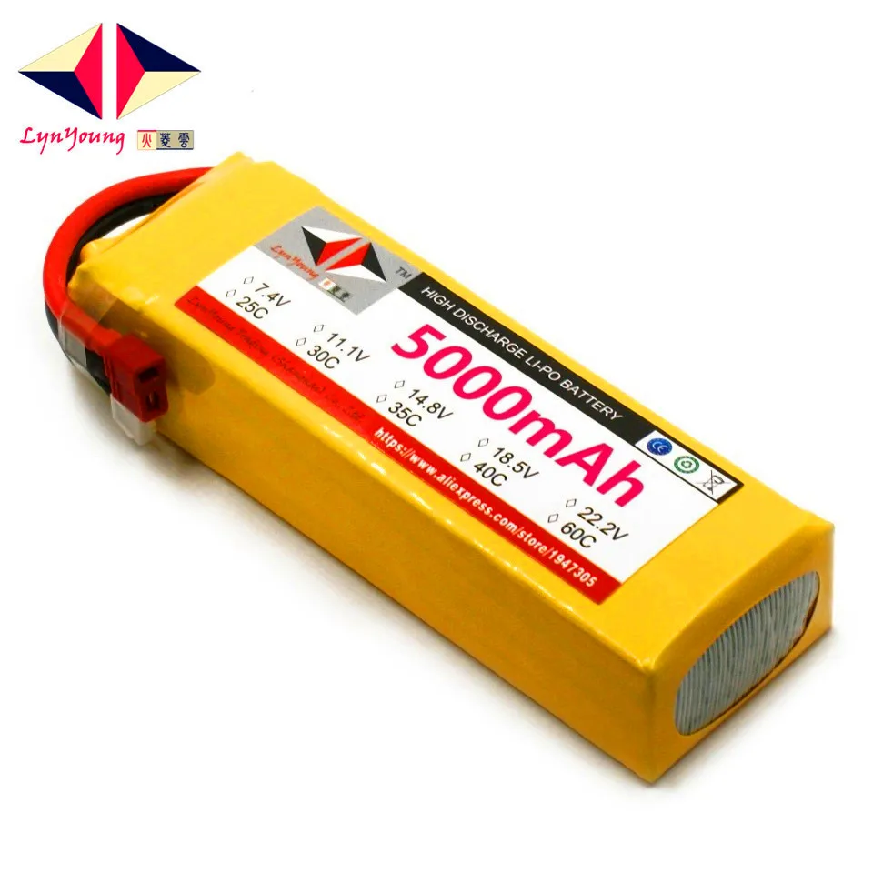 HX Lipo батарея 5S 18 5 V 5000mah 40C для радиоуправляемого дрона квадрокоптера вертолета
