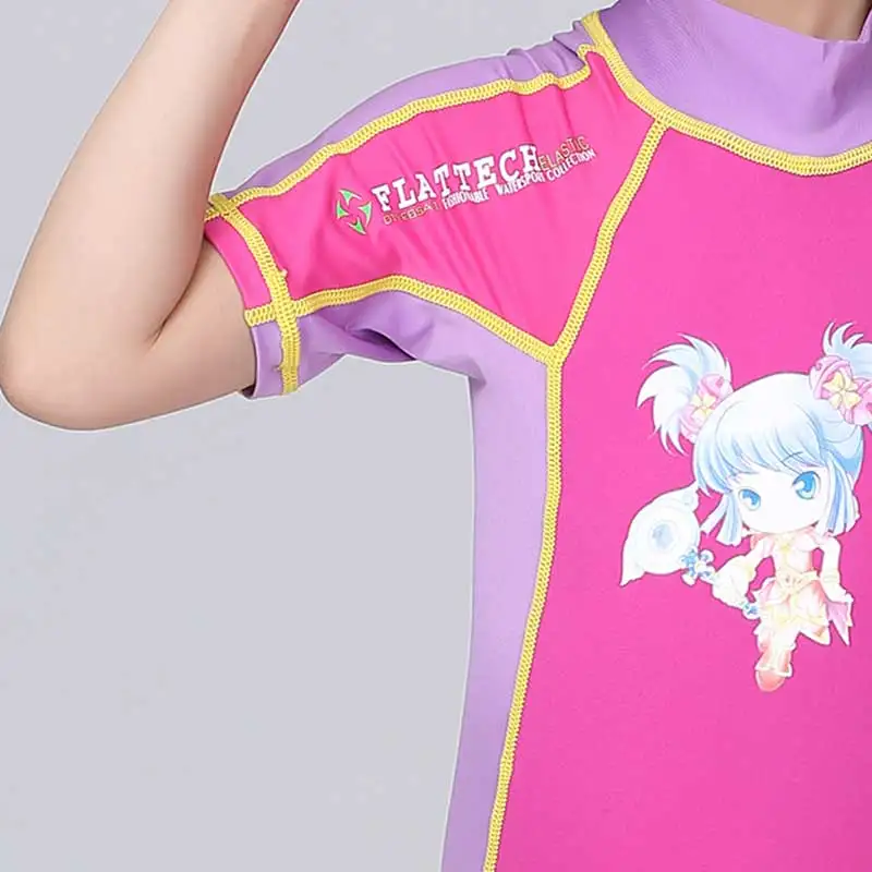

2017 Lycra Wetsuit Youth Swimwear NEW Premium 2mm Neoprene Rash Guard for Child Swimming, Snorkeling Boys and Girls Kids