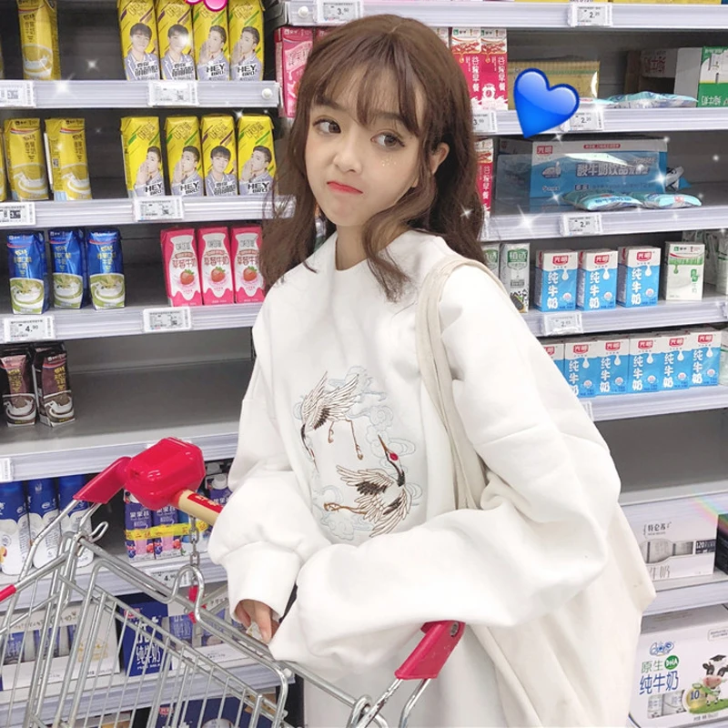 YouGeMan модная толстовка с капюшоном женская одежда корейский Ulzzang Harajuku Вышивка