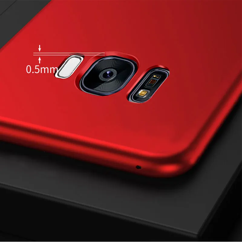 AKASO 360 Degree full protection back cases for samsung galaxy S8 S8plus case PC soft tpu silicon shell +Protective film |