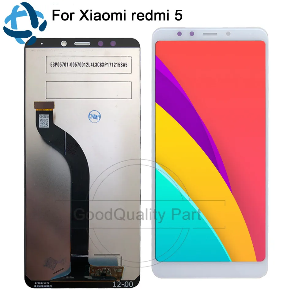 100% протестированный для Xiaomi Redmi 5 ЖК дисплей дигитайзер сенсорный экран в сборе с