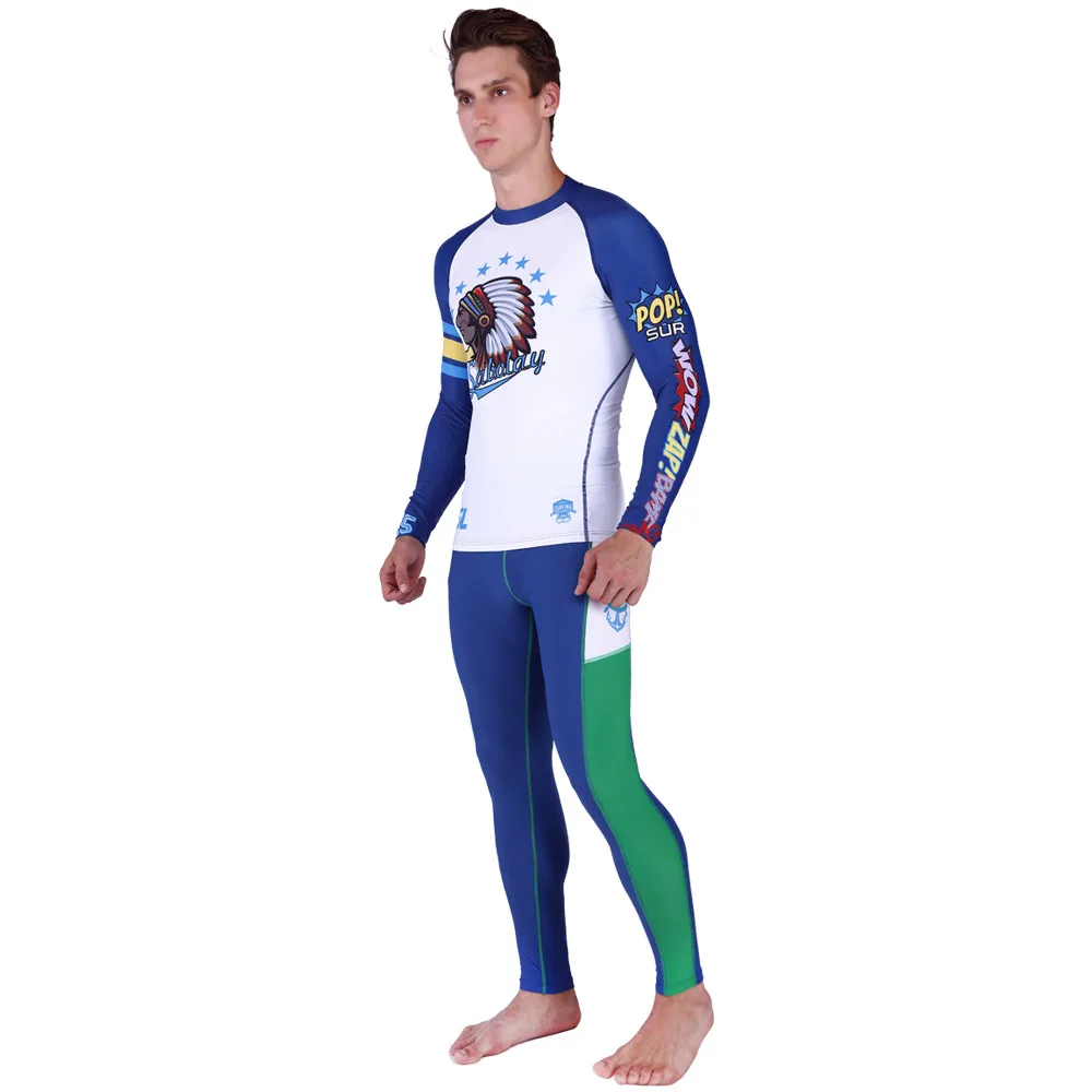 SABOLAY Lycra Dive Skin Pants And Long sleeve Tops Rash Guards Surfing Suit UVB Protection | Спорт и развлечения