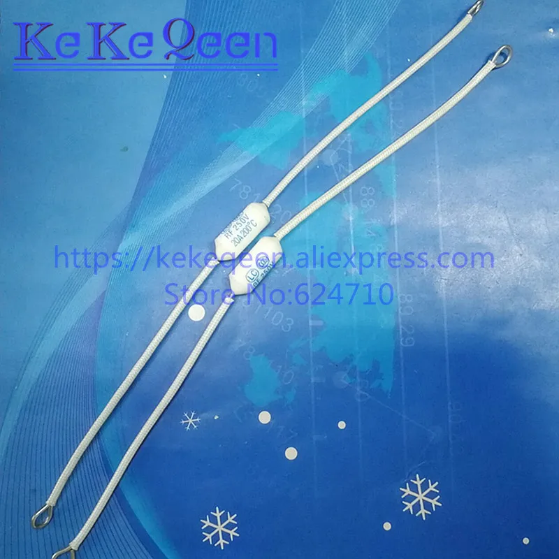 10 шт./лот 10A/15A/20A 250V 200C 200 градусов RF RF200 керамический температурный предохранитель