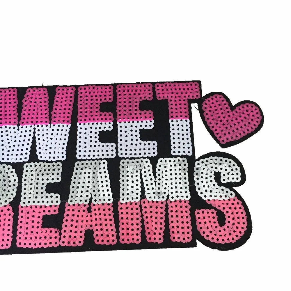 Новинка патчи с блестками и надписью SWEET DREAMS |