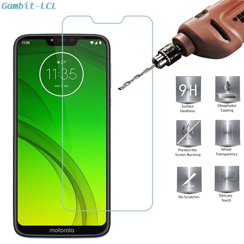 Закалённое стекло 2.5D 9H для Motorola Moto G7 Play Plus Power xtсвязь с XT1955 стеклянная защитная
