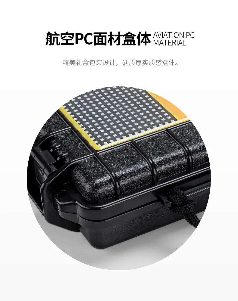 CIGARLOONG COHIBA черная портативная дорожная сигарная коробка увлажняющий Водонепроницаемый влажный сигарный набор подходит для 5 сигар Humidor чехол CLA-B0051