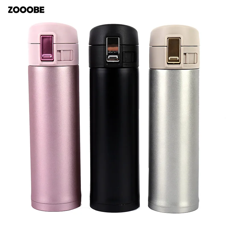 Термос ZOOOBE 450 мл из нержавеющей стали с двойными стенками вакуумная колба