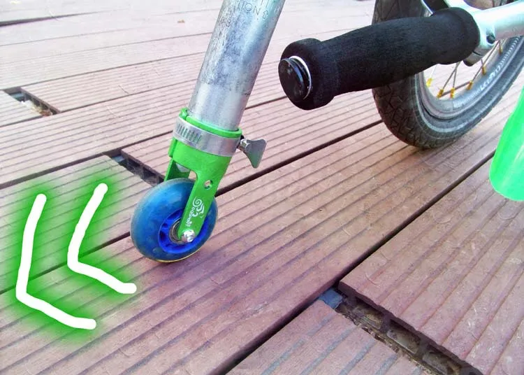 Новые Умные маленькие колесики прокрутки для складных велосипедов роликовый