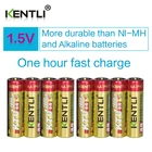 8 шт.лот KENTLI 1,5 v AA 2800mWh литий-ионный Литий-полимерный PK5 литиевая батарея для беспроводной микрофонной камеры и т. Д.