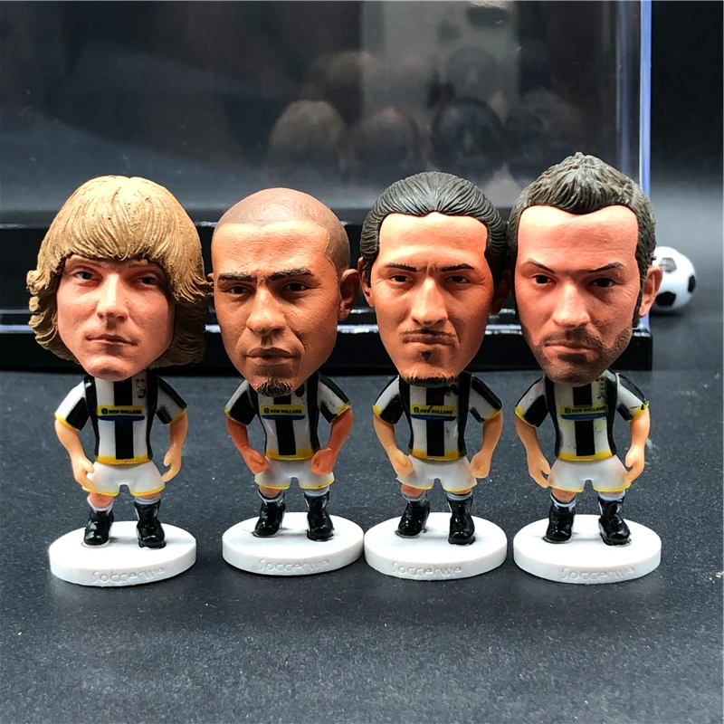 ПВХ мультфильм звезда футбола Кукла Piero Trezeguet Nedved Camoranesi фигурки детская игрушка