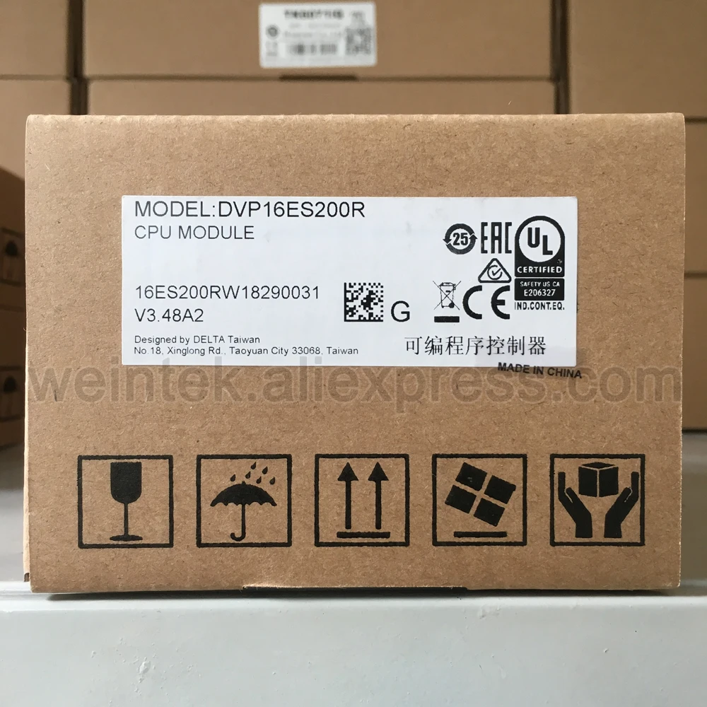 100% оригинальный Delta PLC DVP16ES200R 16 точек 8DI и 8DO реле 100-240 В переменного тока |