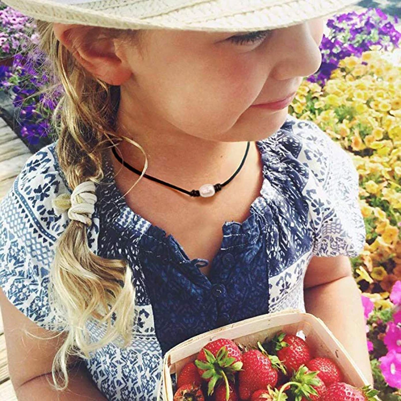 Яркое Ожерелье из пресноводного жемчуга с Луной ручной работы натуральной