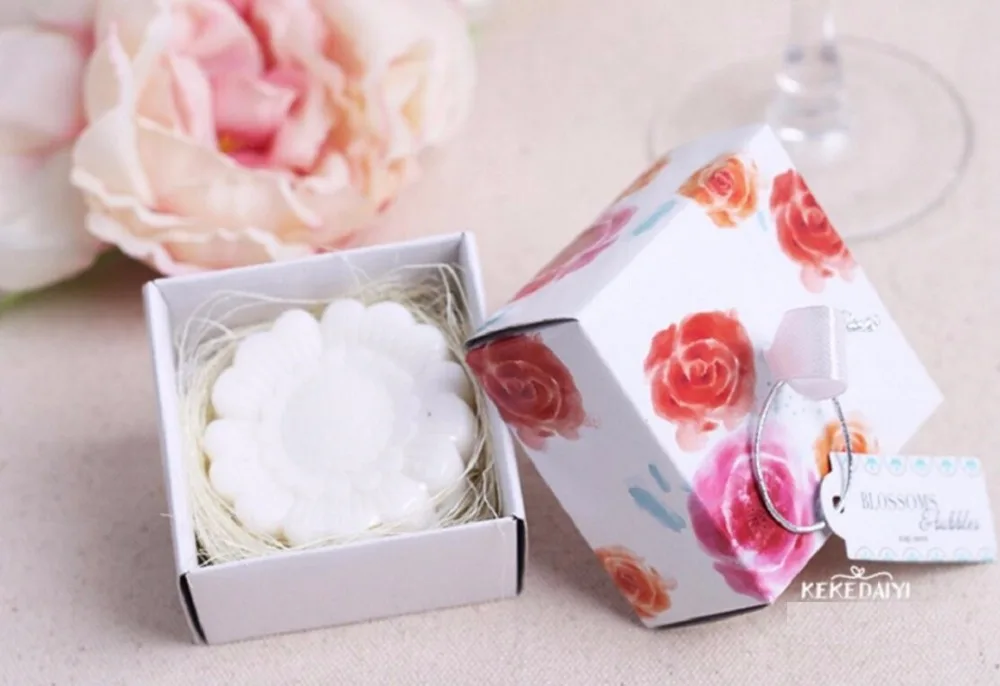 Мыло ручной работы с подсолнухом 20 шт. сувениры для свадебной вечеринки дня