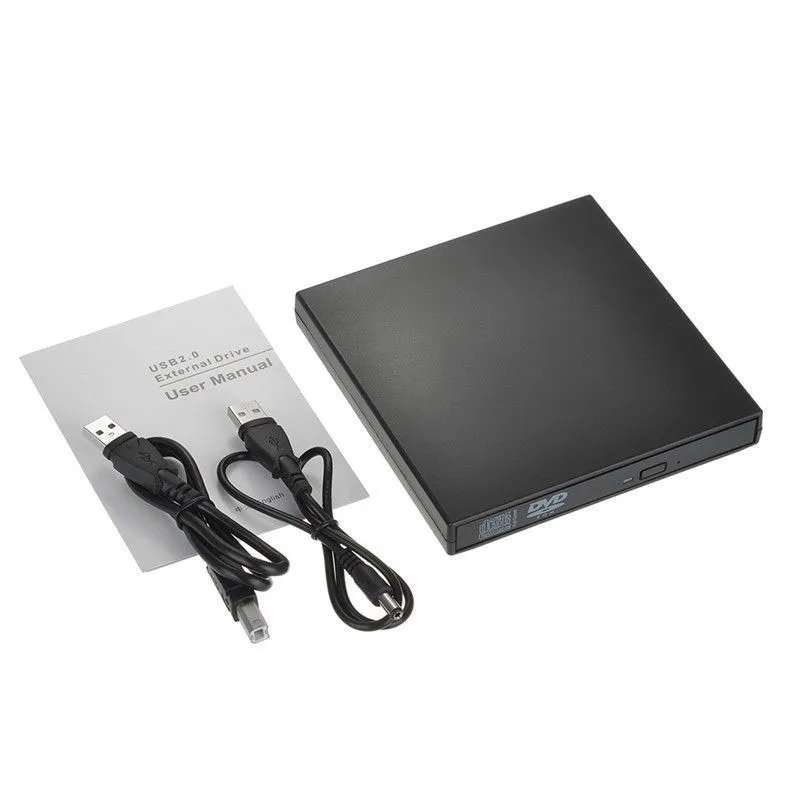 Новый Популярный USB внешний DVD CD RW дисковый проигрыватель привод для ПК ноутбука |