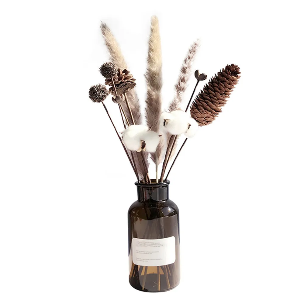 1 шт. ваза из янтарного стекла|Вазы| |