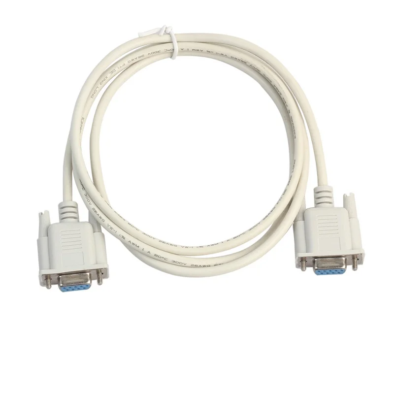 Новый 1 5 м/3 м/5 м Серийный RS232 9 Pin гнездовой к гнезду DB9 контактный кабельный