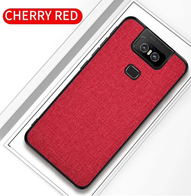 Ткань жесткий поликарбонатный чехол для Asus Zenfone 6 ZS630KL чехол мягкий TPU бампер задняя крышка для Asus Zenfone 6Z простой ударопрочный Чехол Чехлы