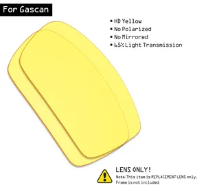 Сменные линзы для солнцезащитных очков SmartVLT Oakley Gascan - HD желтые