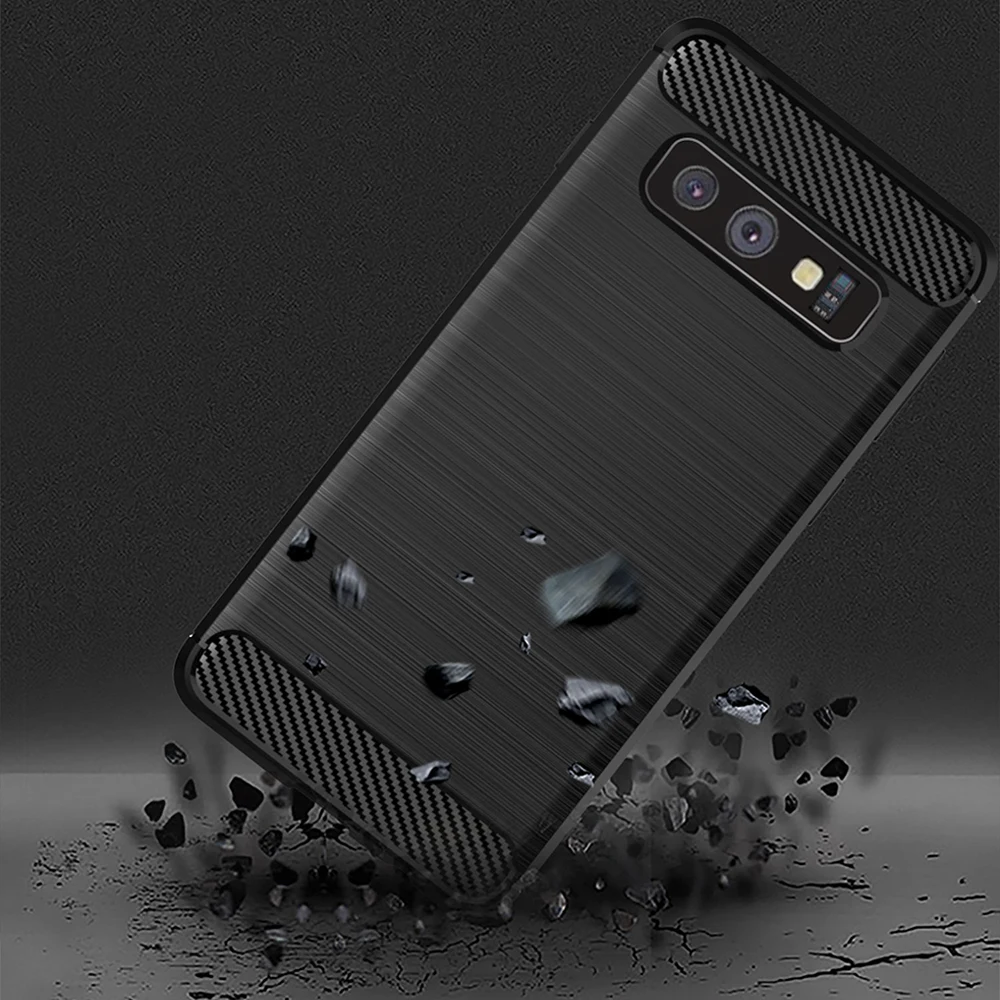 Ударопрочный силиконовый чехол для Samsung Galaxy S8 S9 S10 плюс S10E случае роскошный