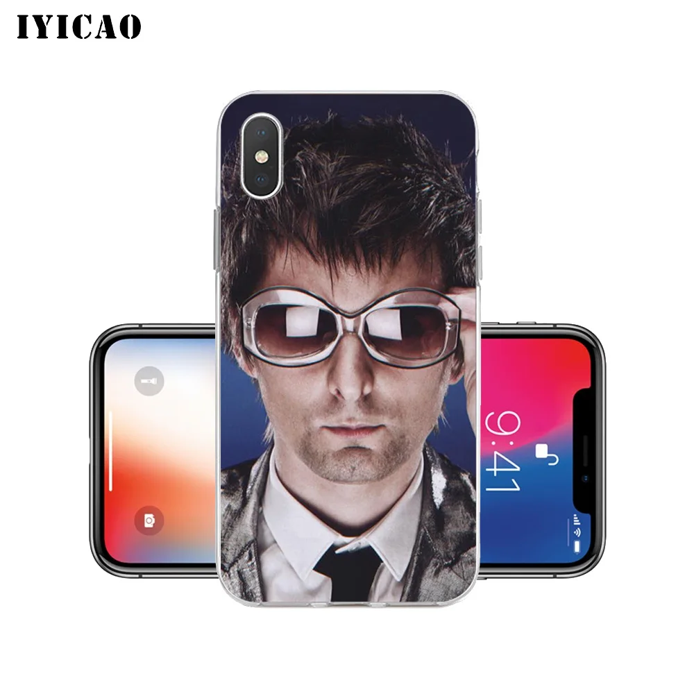 IYICAO Muse Band Мягкий силиконовый чехол для телефона iPhone X XR XS MAX 6 6s 7 8 Plus 5 5S SE TPU