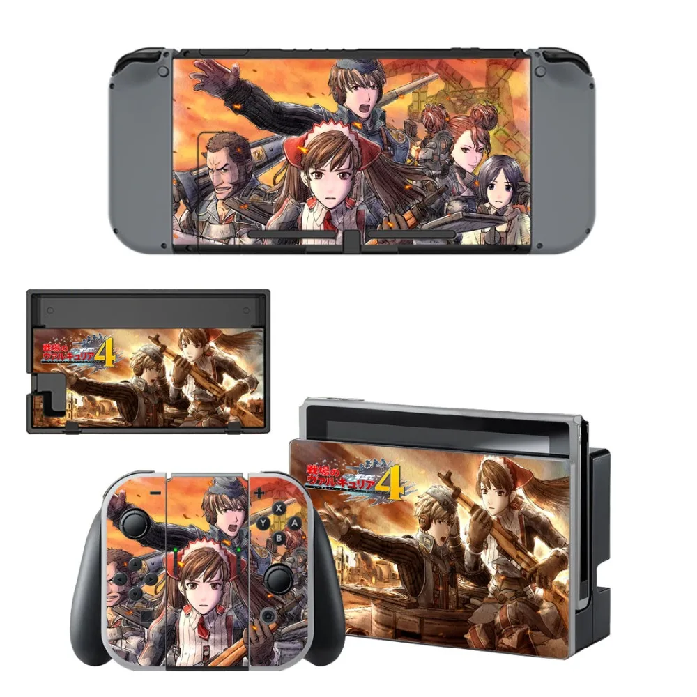 Виниловая наклейка Nintendo Switch для консоли и контроллера летопии Valkyria 4|Наклейки| |