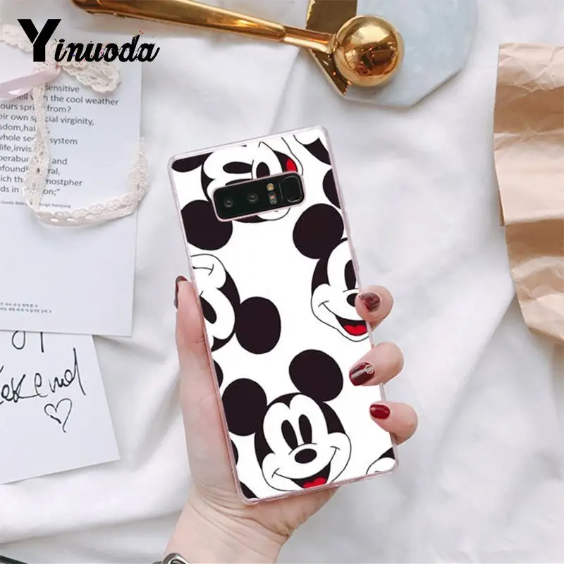 A6 Yinuoda Красота с Микки Маусом Минни Мышь Чехлы для мобильного телефона из мягкого силикона чехол для samsung Galaxy S9 плюс S7 край S6 edge plus S5 S8 плюс - Цвет: A6