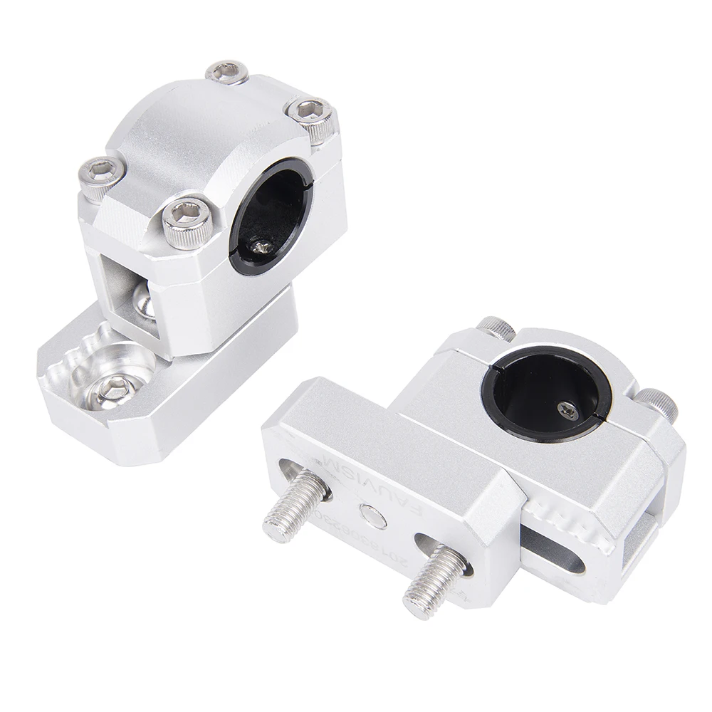 Universal Motorcycle Aluminum Handlebar Riser Kit Rise 28mm 22mm Bar Clamp Mount for Honda ATV Scooter Kawasaki BMW KTM Yamaha | Автомобили