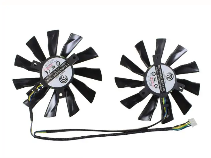 Вентилятор охлаждения 4Pin для видеокарты MSI GTX780Ti GTX780 GTX760 GTX750Ti R9 GTX 290X 290 280X 280 270X