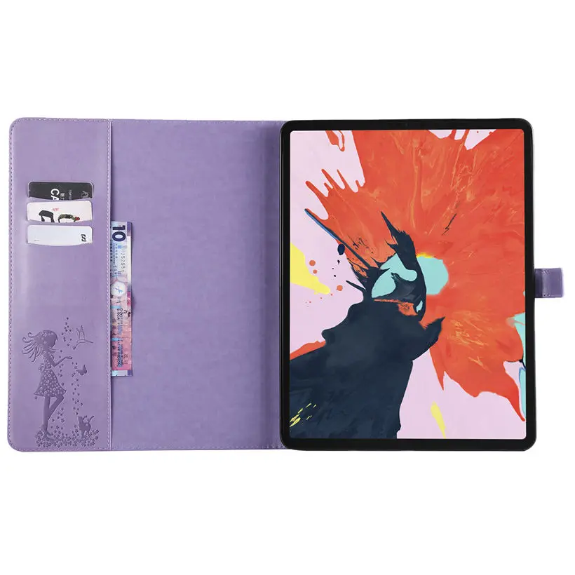 Чехол для iPad Pro 12 9 2018 чехол планшета Funda "2018 A1876 A2014 A1895 a1983. с тиснением девочки