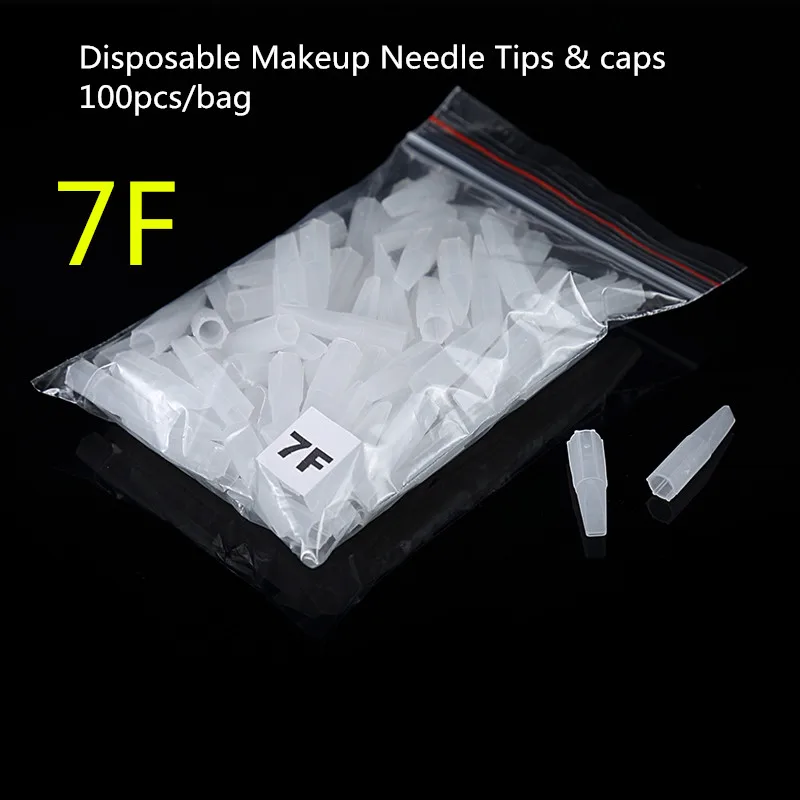 500pcs 7F needle tips For Permanent Makeup Good Quality Traditional Tattoo Needle caps free shipping |