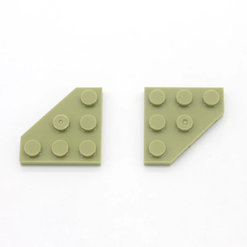 Клиновидная пластина Moc 3x3 5 сторон 6 отверстий 2450 | Игрушки и хобби