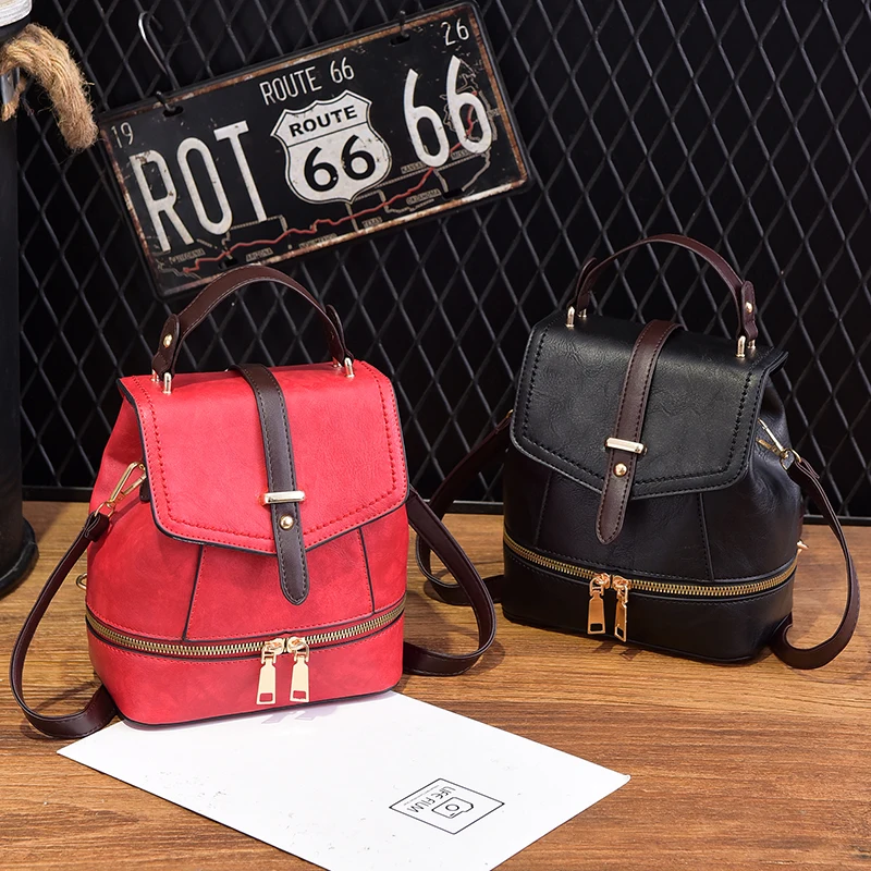 WERAIMJX кожаный рюкзак модный новейший Mochila Feminina Большая вместительная сумка для