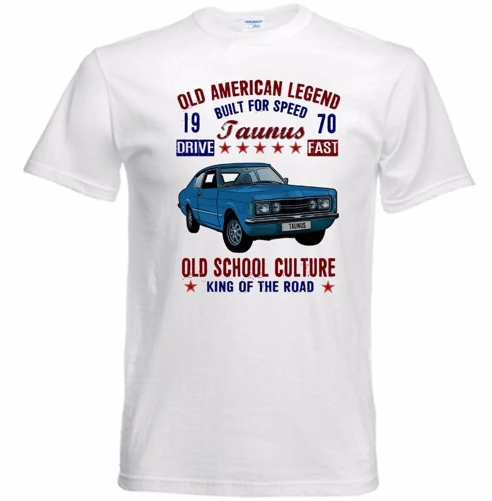

2019 Fashion Brand Men's Printed T Shirts Cool Tee Vintage American Car 1970 - New Cotton T-Shirt cute Tee Shirts