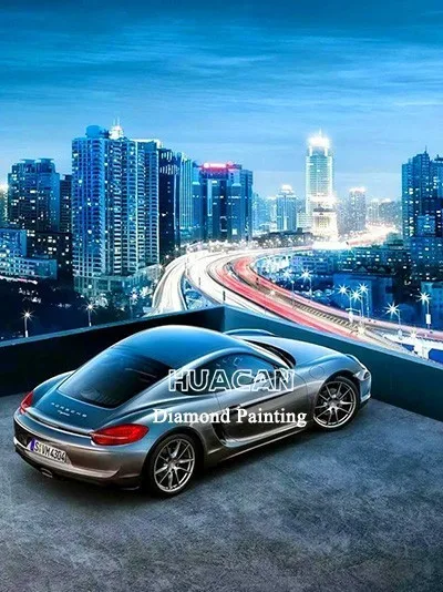 AP6815 Huacan Diamond Mosaic Car 5d Diamond Painting New Arrivals Scenic Diamond Embroidery Sale Rhinestones Pictures - Цвет: AP6815