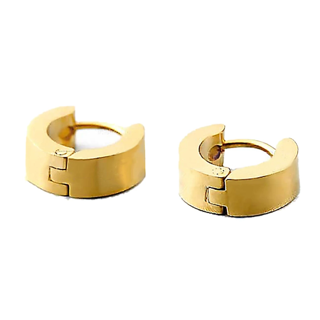 Крутые серьги из нержавеющей стали черные синие золотые гвоздики для