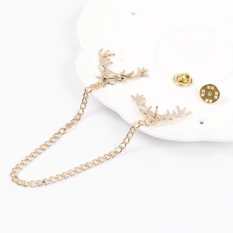 Мужская/женская брошь в виде головы оленя | Украшения и аксессуары