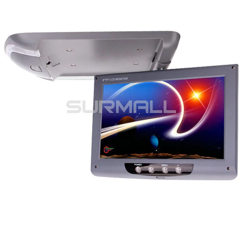 2015 Brand New Factory Price 9&quot inch Superthin Roof Mount LCD Car Monitor with LED Indicators Free Shipping | Автомобили и