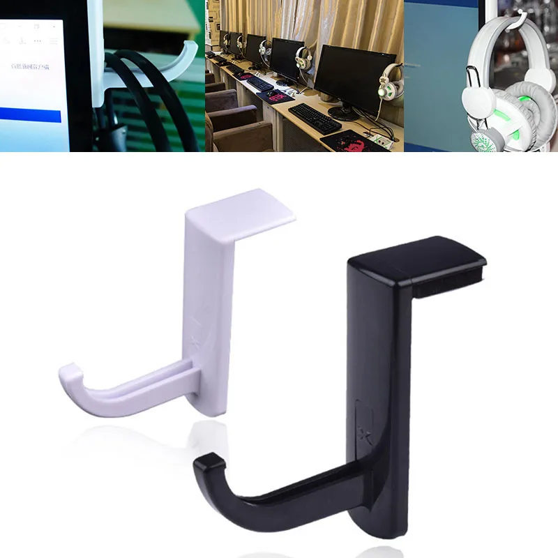 Headphones' Stand Universal Headphone Headset Hanger Wall Hook PC Monitor Earphone Rack Holder rack | Электроника