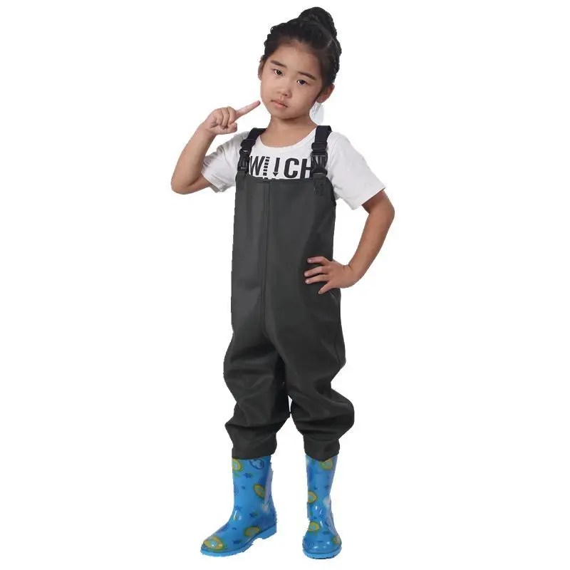 Рыбалка Водонепроницаемый для девочек и мальчиков детские мягкие кожаные вилка