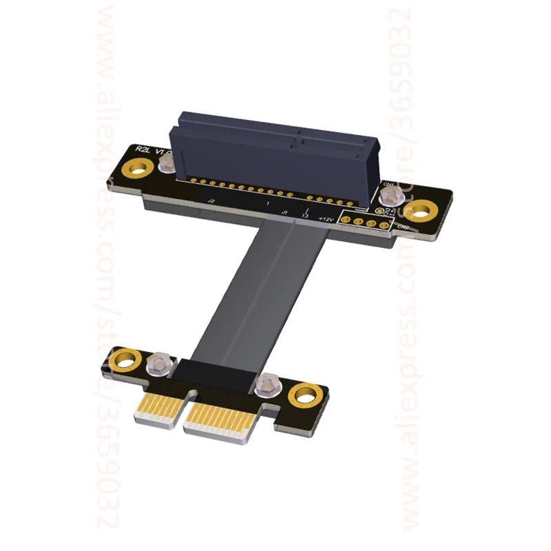 Кабель PCIe 3 0x1 штекер на гнездо x4 защита от электромагнитных помех 8G/bps PCI E III 1x 4x