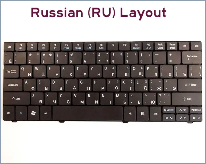 Новая русская версия клавиатуры для ноутбука Acer Aspire One 1825PT 1825PTZ 1820P/PT/PTZ 1820PT 1820PTZ MS2298