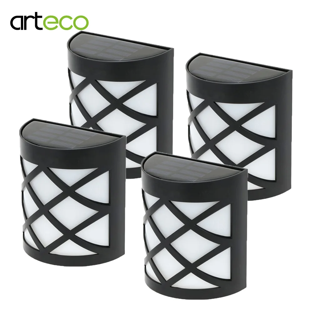 4 pcs Led Solar Light PIR Motion Sensor Street Waterproof Outdoor Garden Decoration Security Lamp | Лампы и освещение