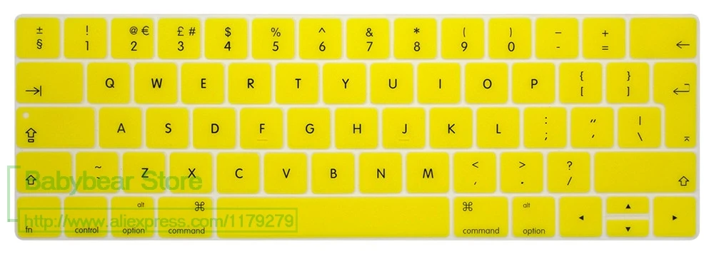 ЕС ЕВРО введите Английский Клавиатура комбинезон для нового Macbook Pro 13 15 A1989 A1990 с